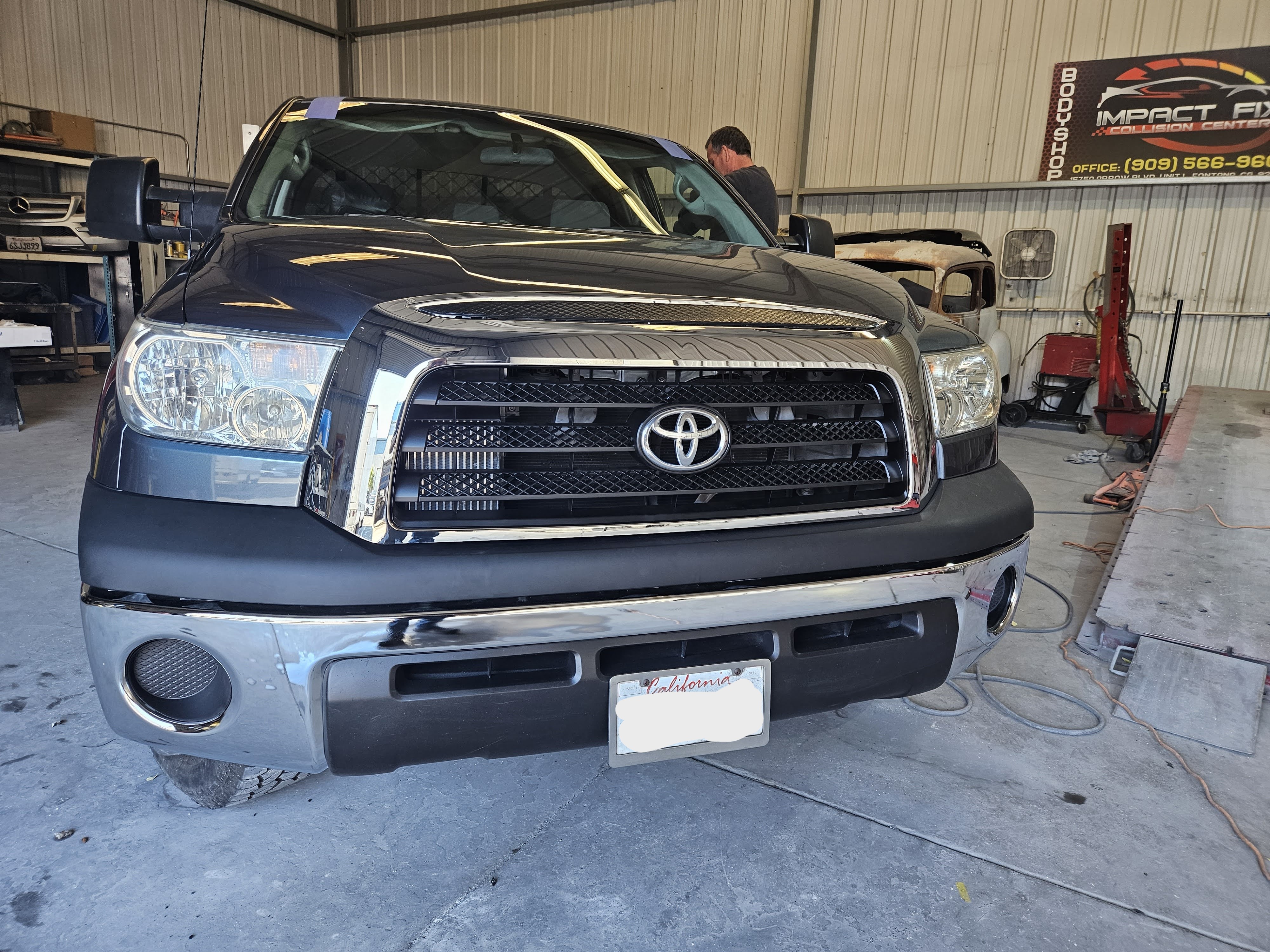 Vehicle after repair